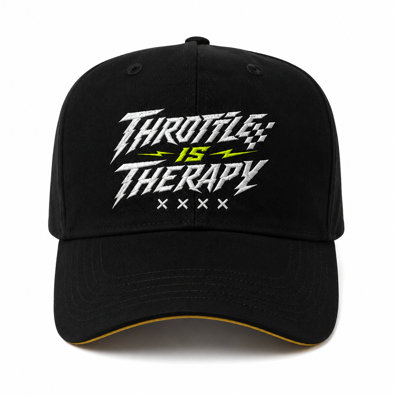 Throttle Therapy Snapback - Black